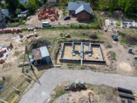 Fundamenty domku K na osiedlu Sportowa Park w Kolumnie koło Łasku