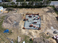 Płyta fundamentowa domu L na osiedlu Sportowa Park w Kolumnie koło Łasku