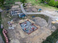 Początek budowy doku L i K na osiedlu Sportowa Park w Kolumnie koło Łasku