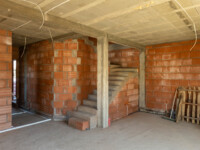 Wejście na piętro, widok w domu D